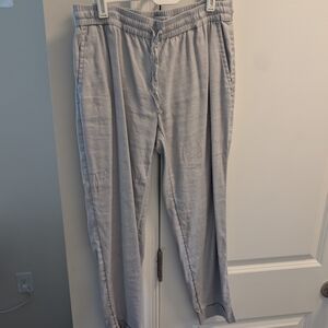 Loft Light Gray Casual Pants